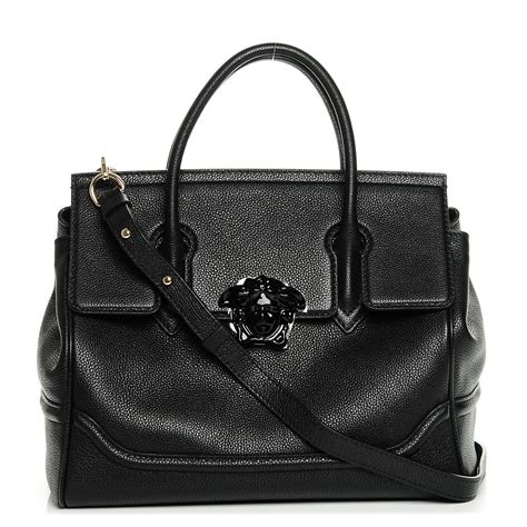 versace palazzo empire black|Versace empire leather bag.